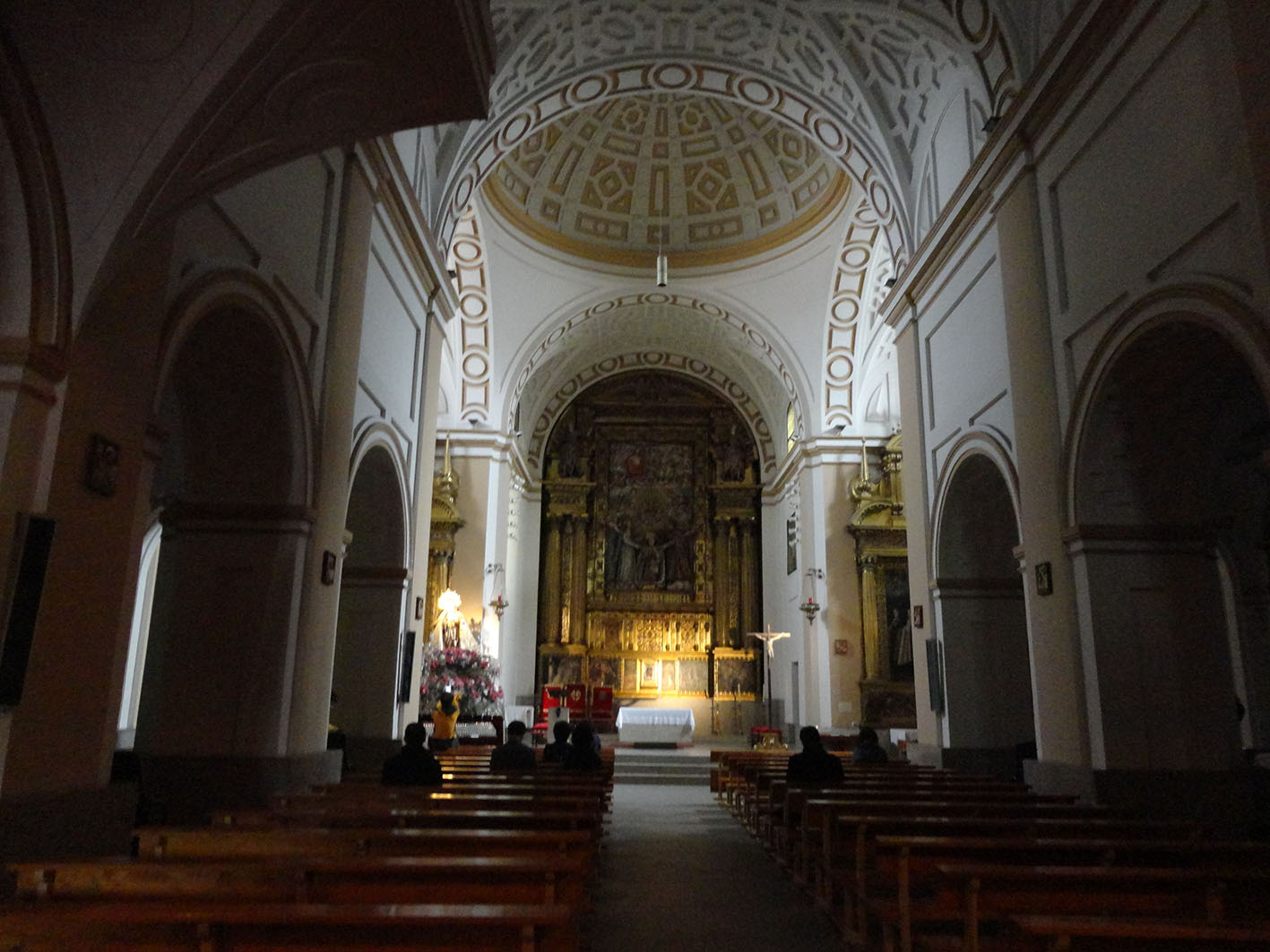 Interior de la Iglesia de la Santa