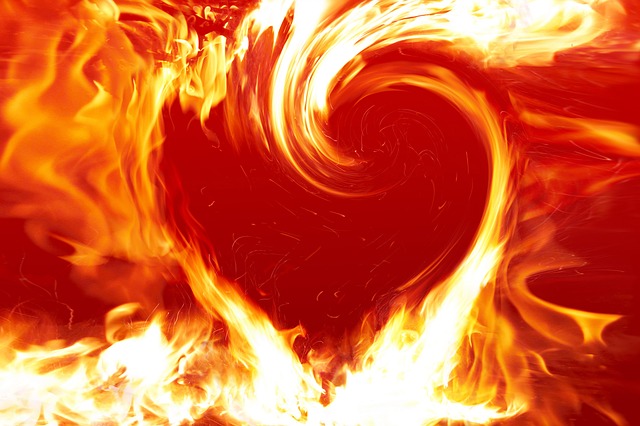 corazón de fuego
